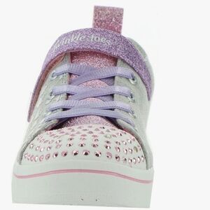 Skechers Twinkle Toes Glitter Sneakers - Pink and Purple